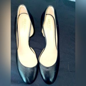 Cole Haan Block Heel Pump Black